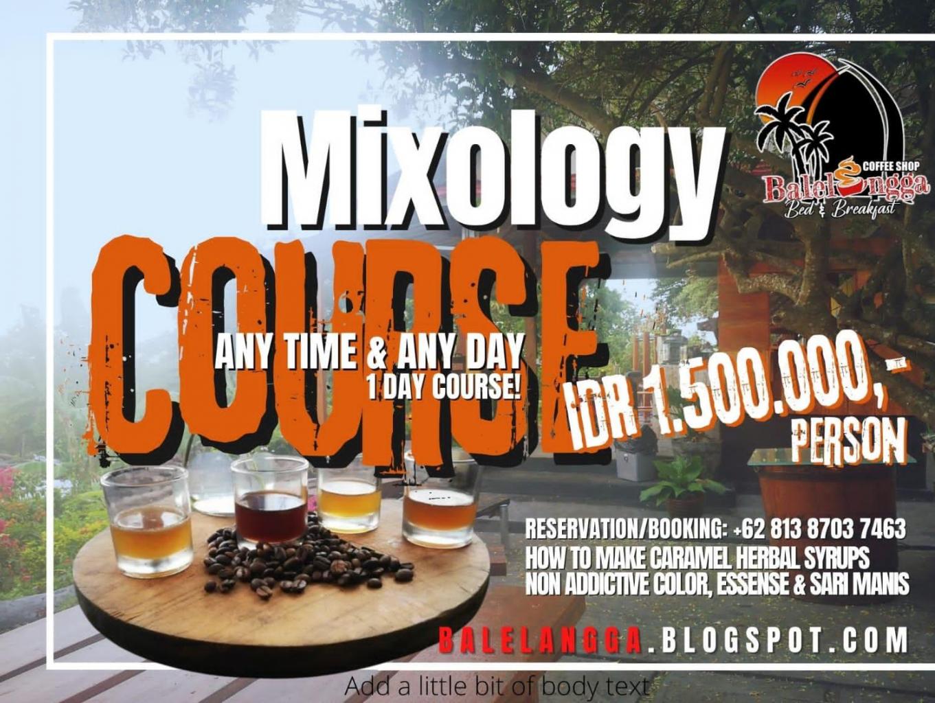 Mixology Course