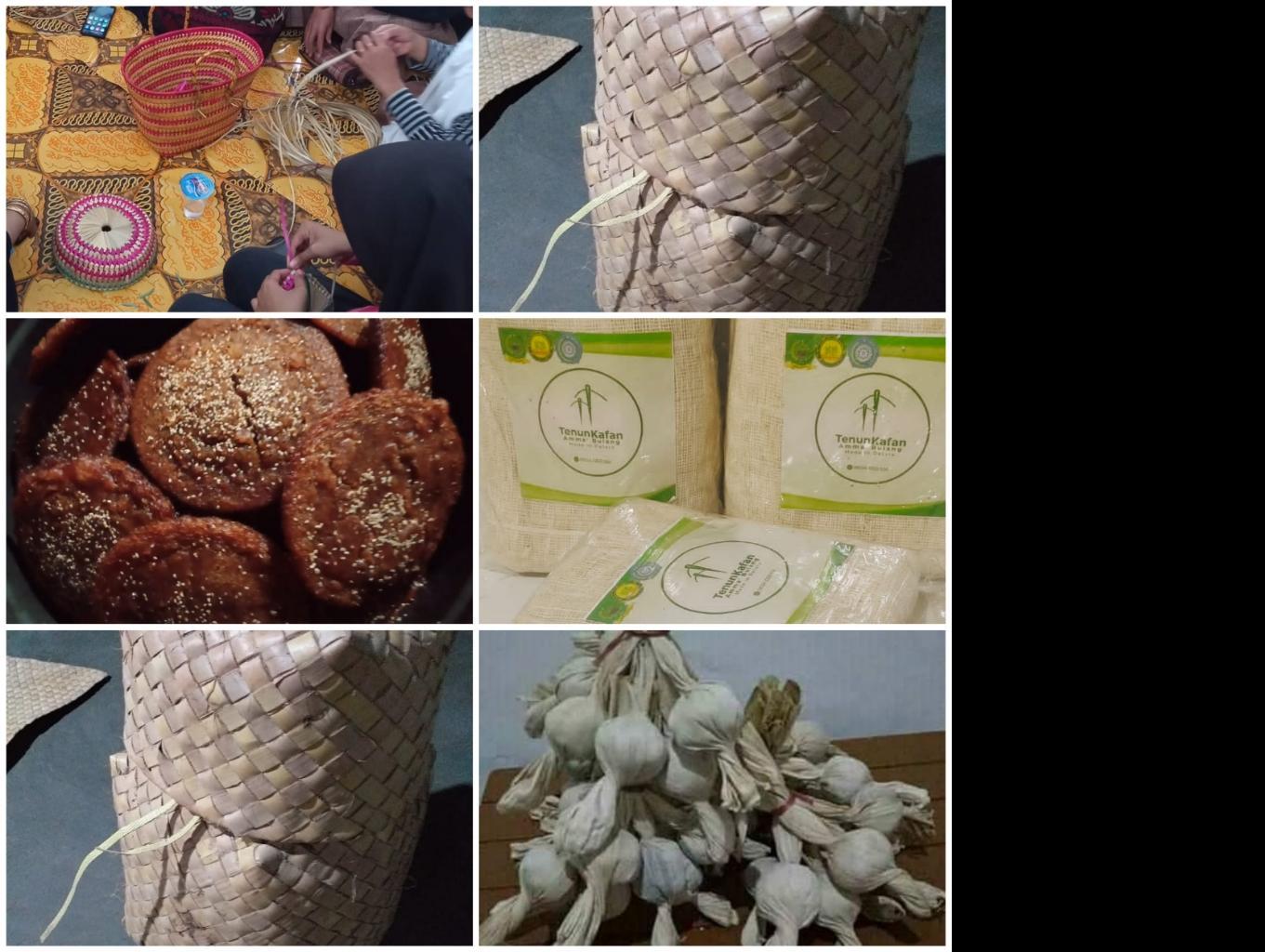 Anyaman, Tenun, Kuliner