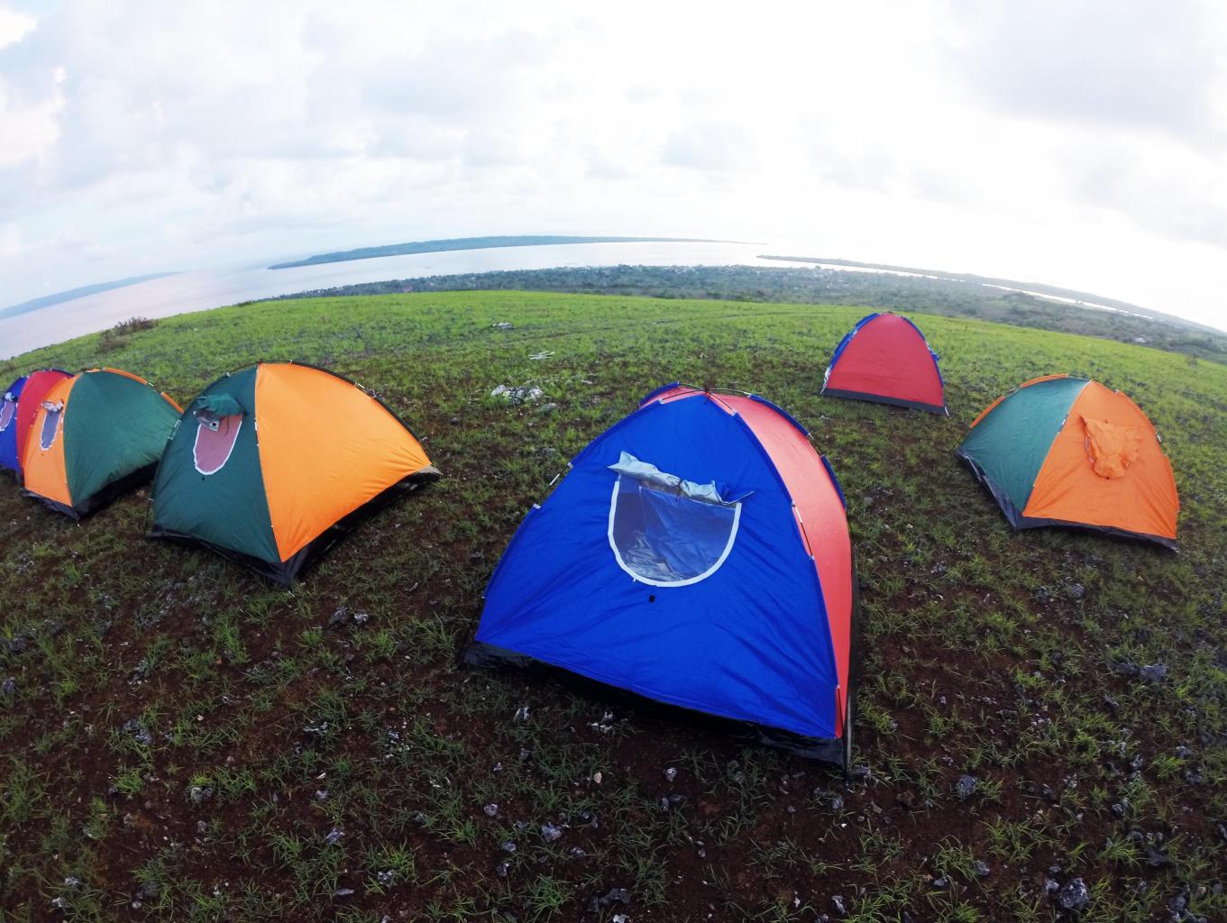 Camping Ground In The Hill