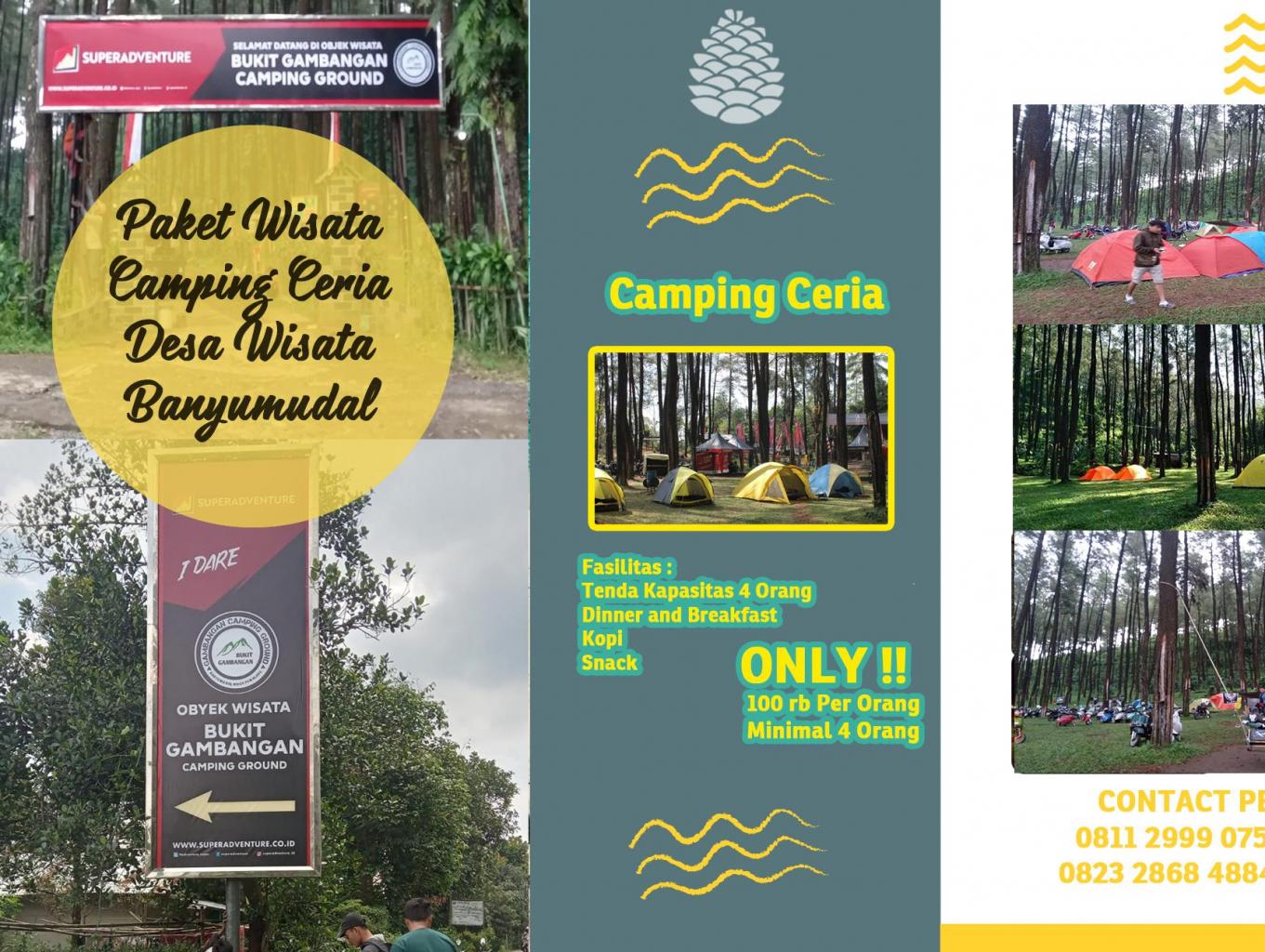 Paket Wisata Camping Ceria Desa Banyumudal