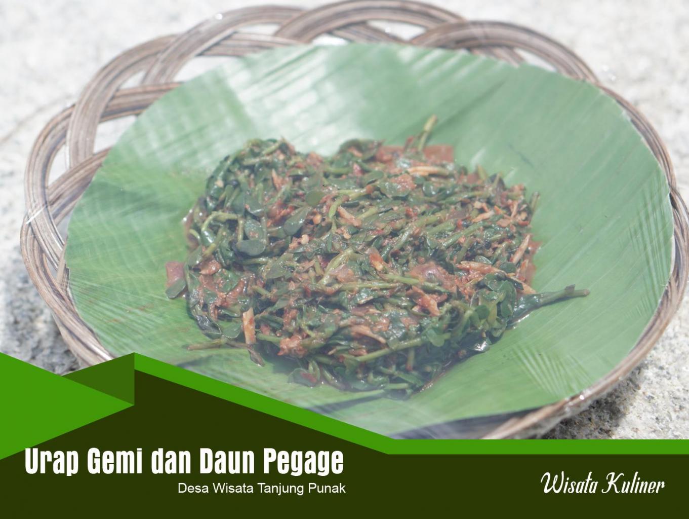 Urap Gemi Dan Daun Pegage