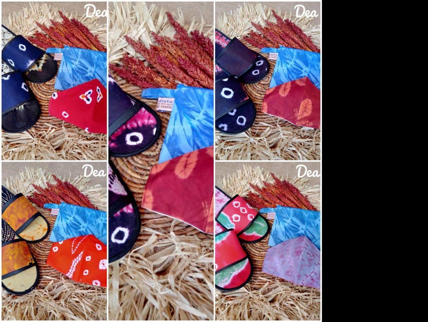Suvenir Masker Dan Sandal Jumputan