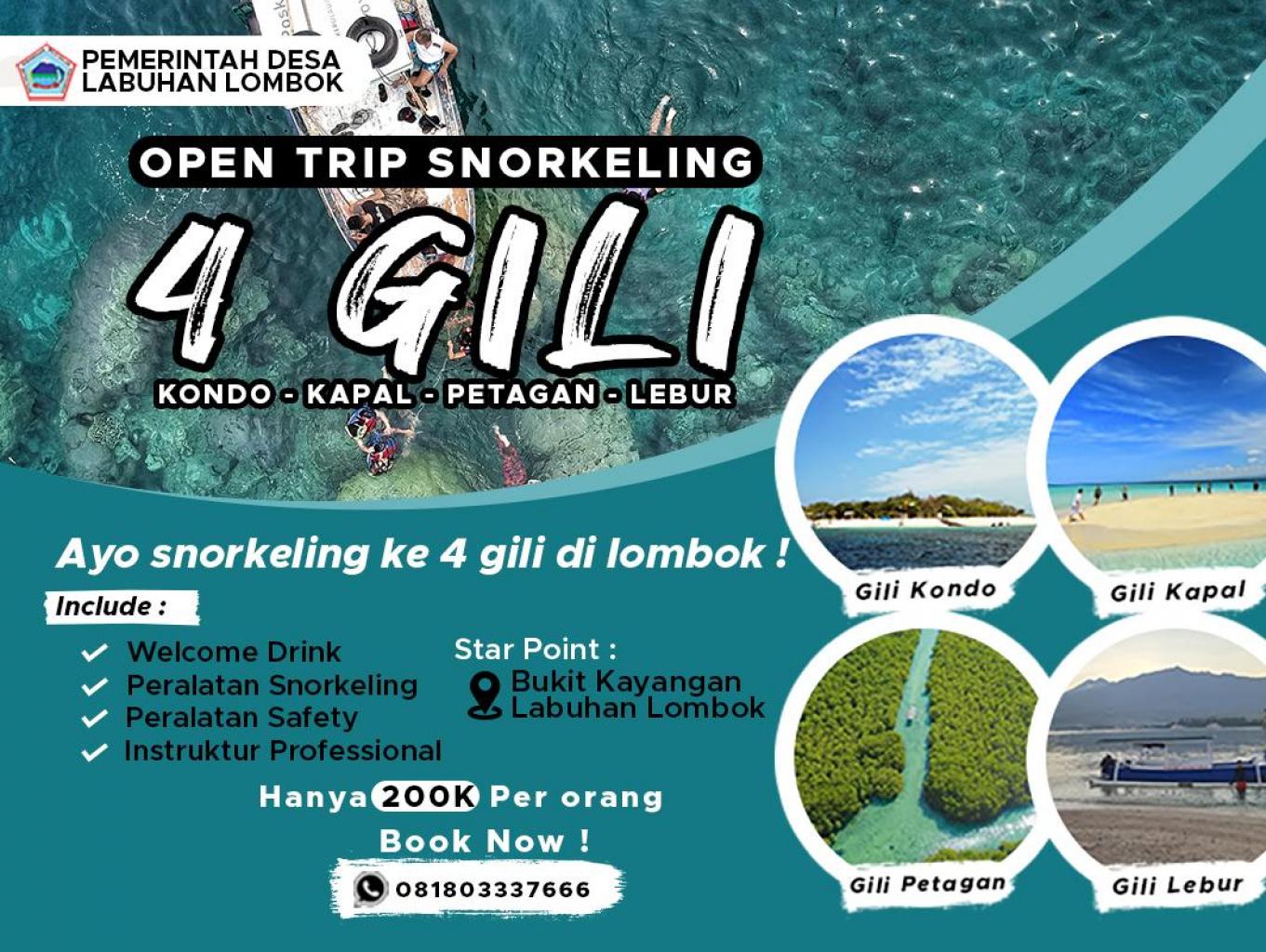 Trip Senorkeling 4 Gili