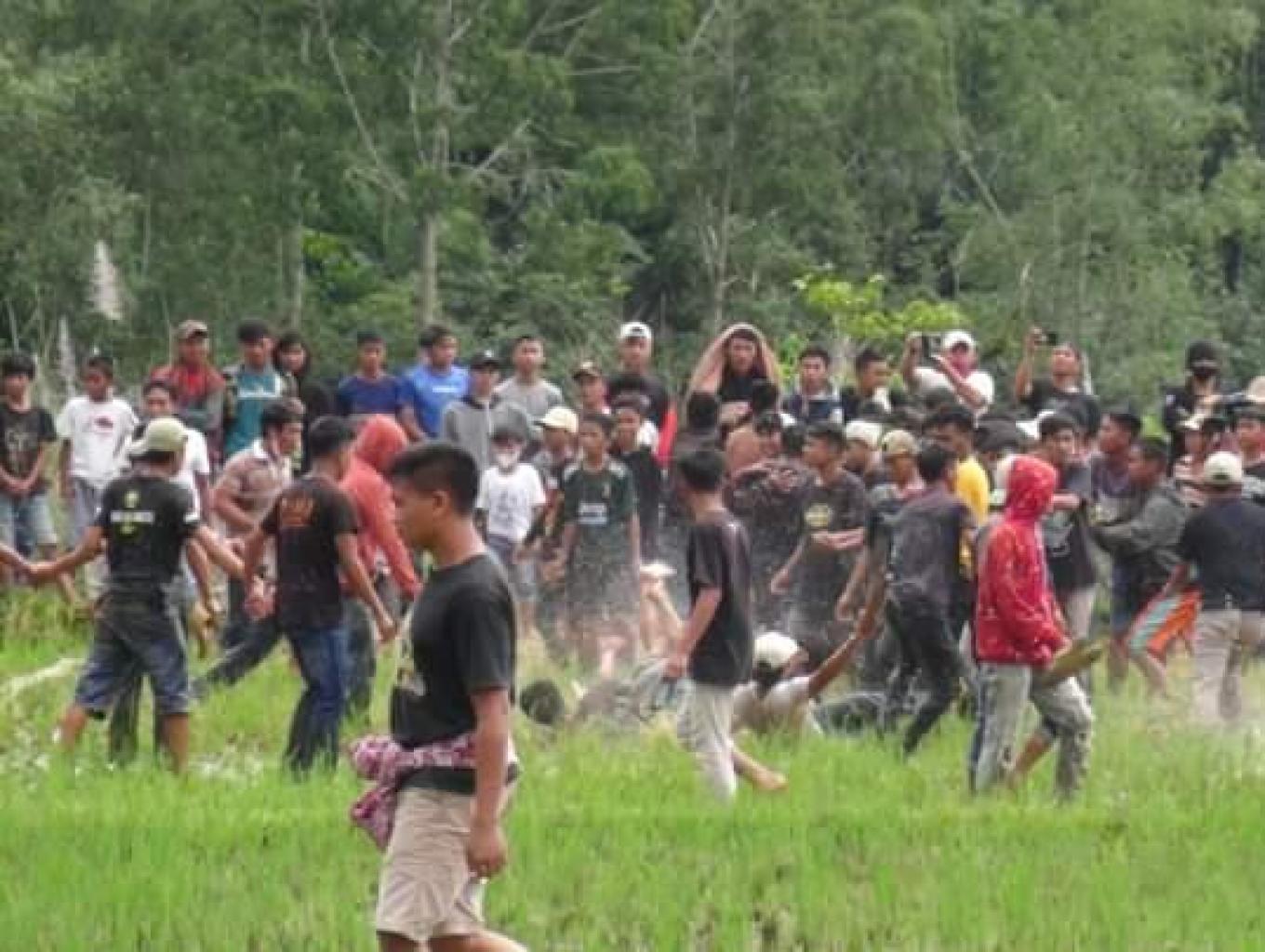 Budaya Sisemba' Sangmane Pada Acara Pengucapan Syukur Panen