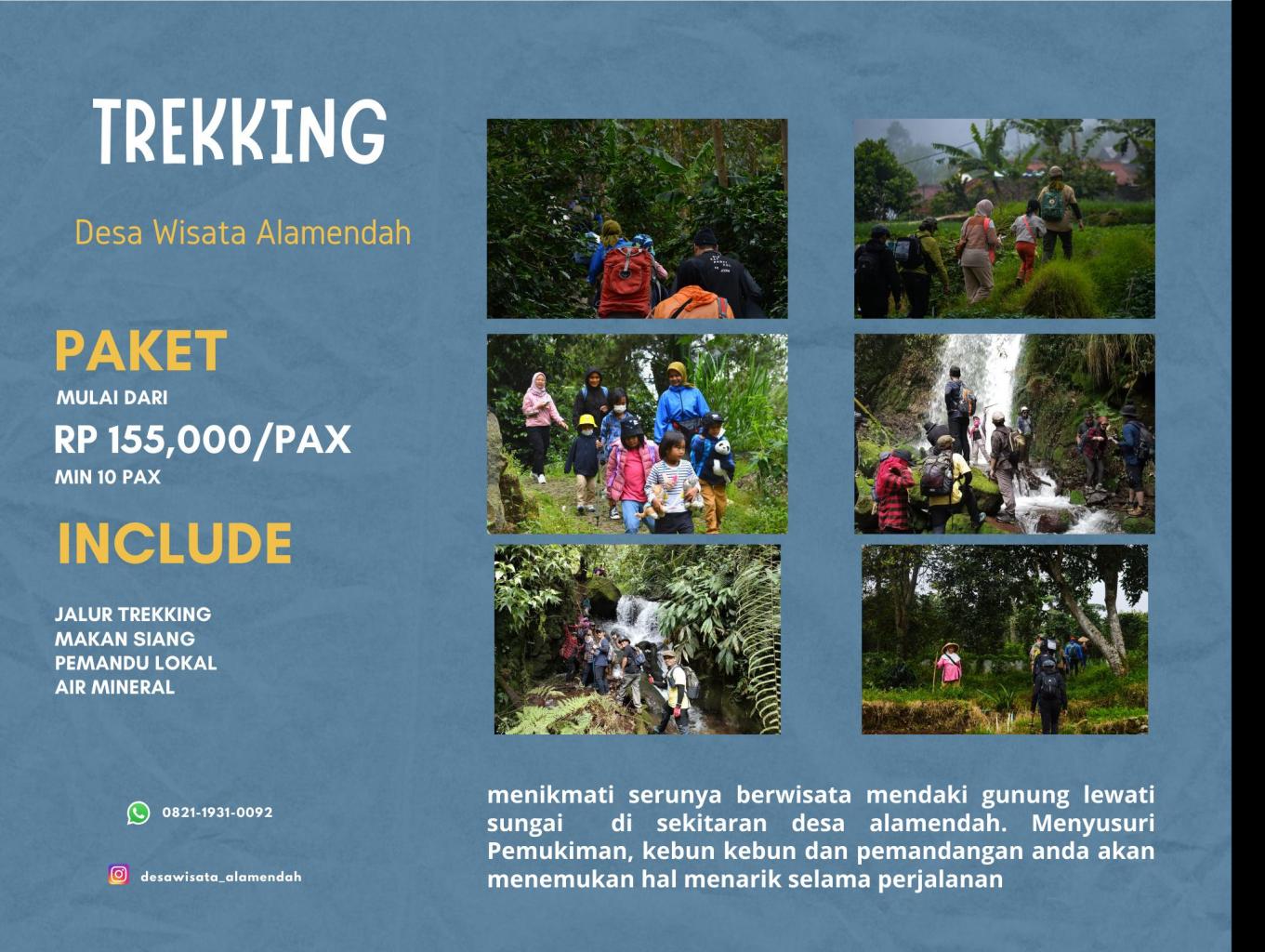 Trekking Curug Padjajaran Desa Alamendah
