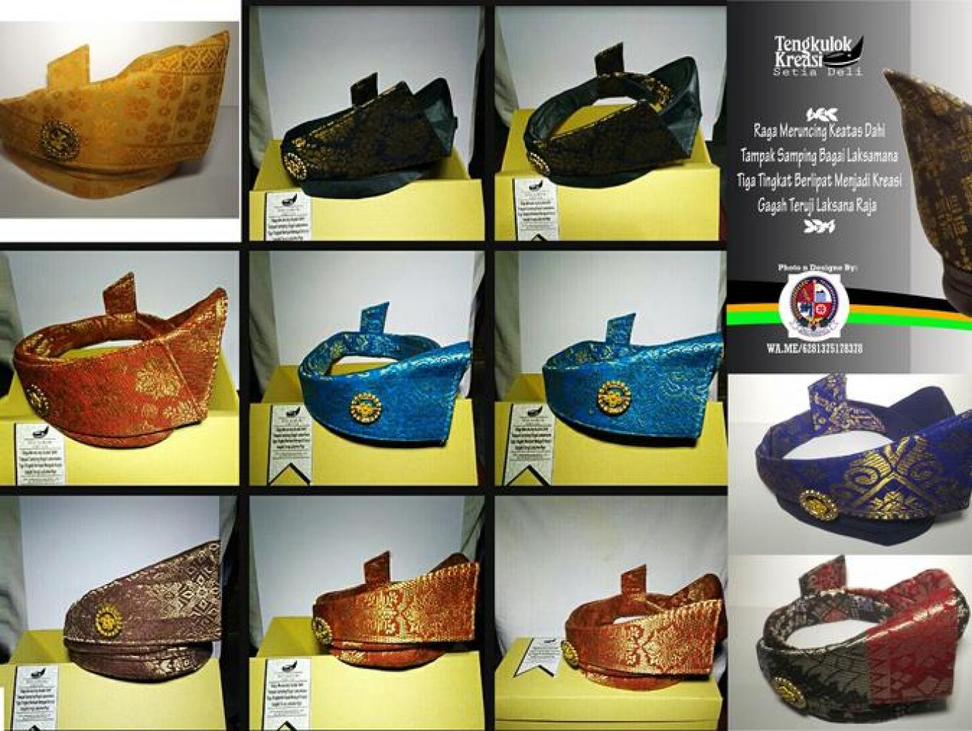 Tengkuluk Kreasi Khas Melayu