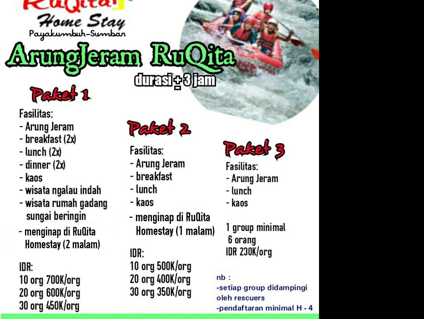 Paket Wisata Arung Jeram