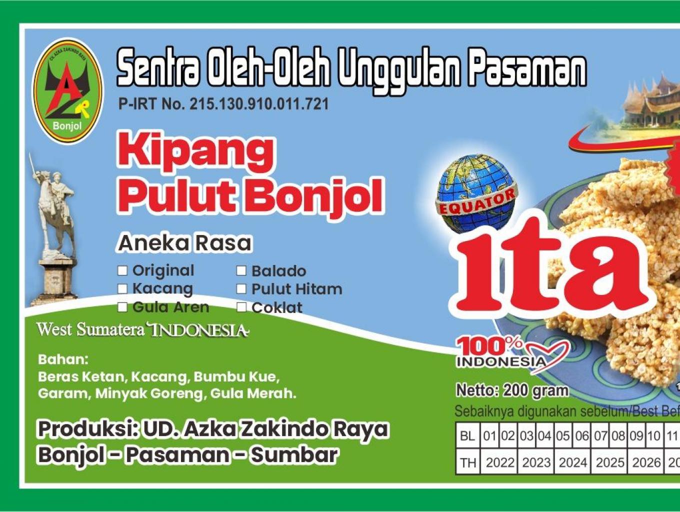 Kipang Pulut Ita Bonjol