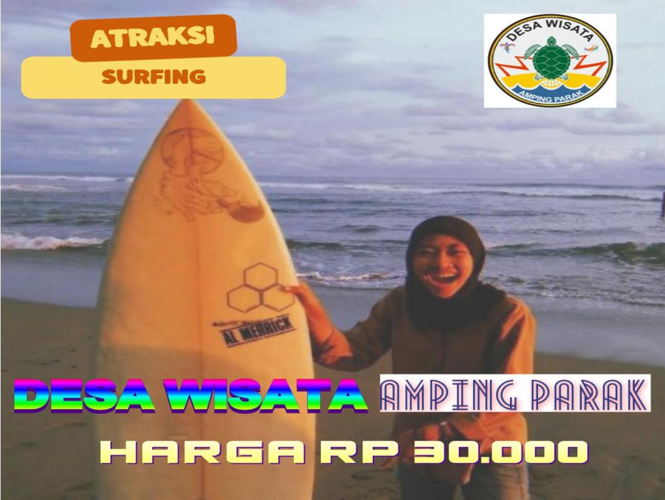 Surfing Muara Amping Parak
