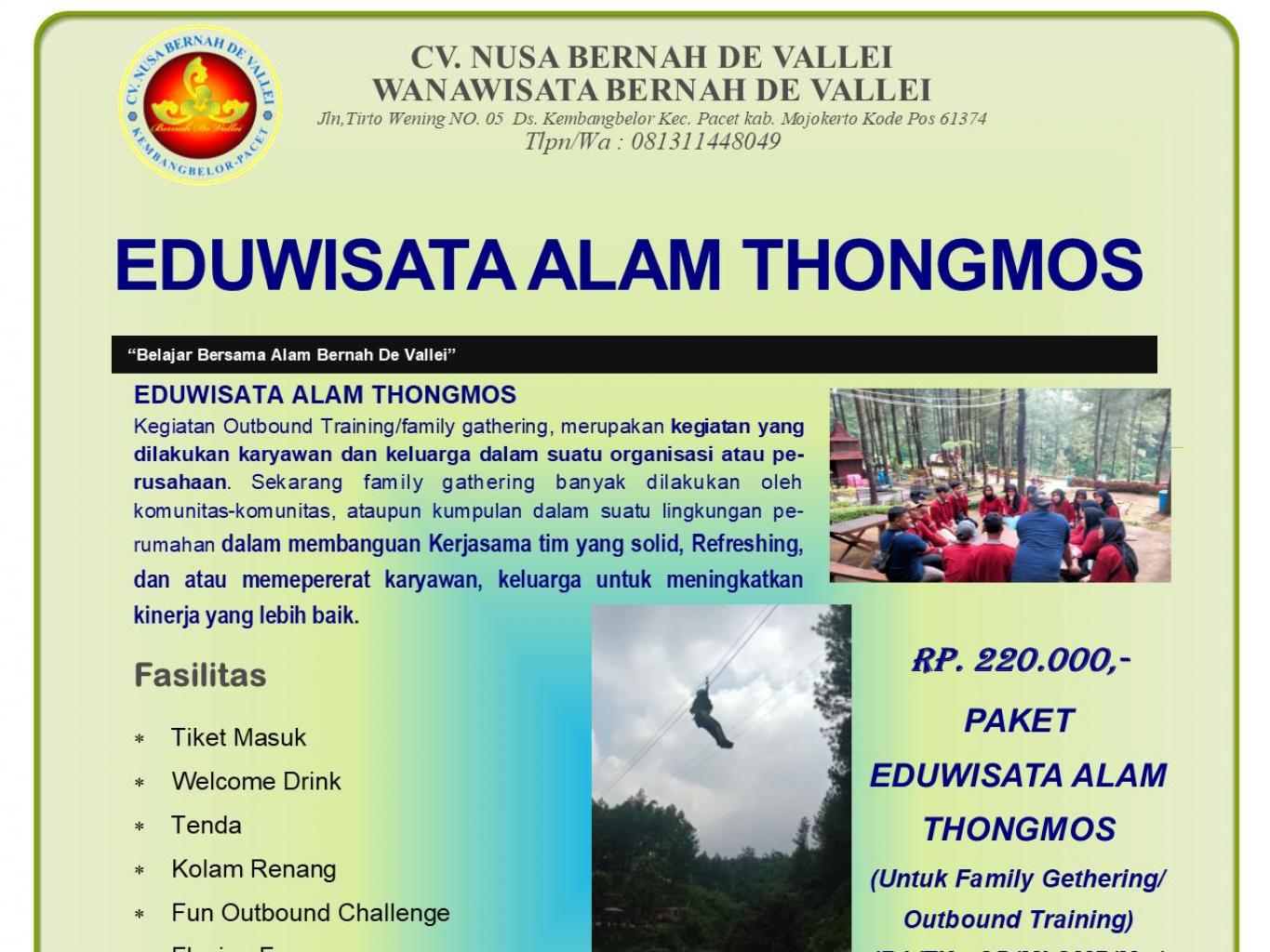 EDUWISATA ALAM THONGMOS