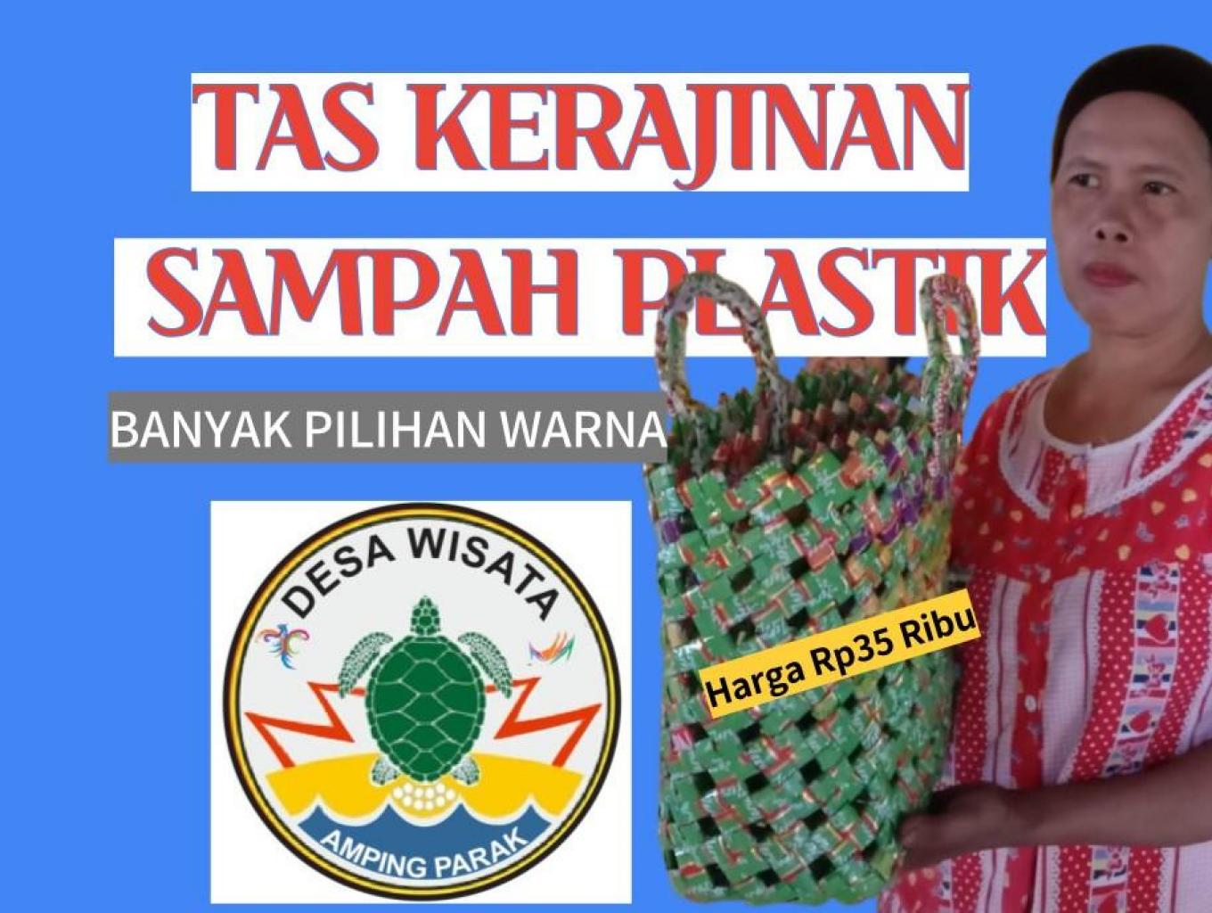 Tas Kerajinan dari Sampah Plastik
