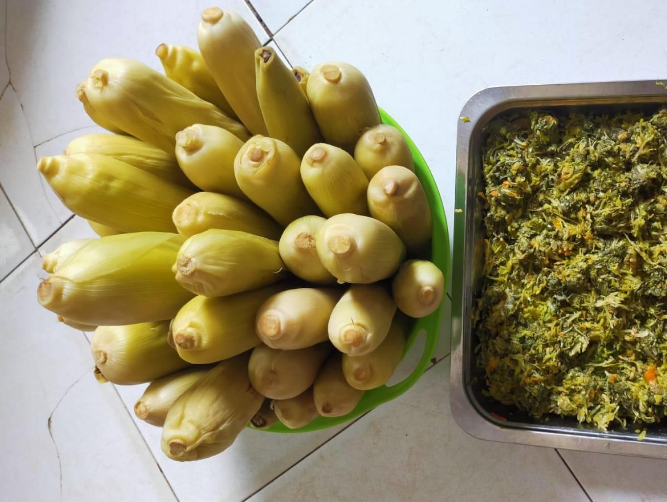 Jagung Rebus + Sayur pepaya